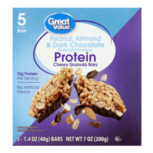 Great Value Peanut, Almond & Dark Chocolate Protein Chewy Granola Bars