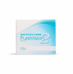 Bausch & Lomb Purevision2 Contact Lens - Spherical | Monthly Disposable | Silicone Hydrogel Material | (Pack of 6)