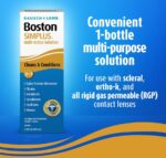 Click to see full view Bausch & Lomb Boston Simplus 105ml Multi-Action Contact Lens Solution (Pack of 1) - Image 3
