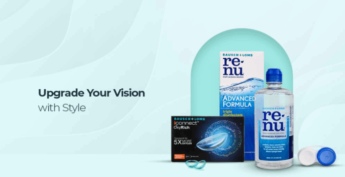 Bausch & Lomb Iconnect Oxyrich Contact Lens - Spherical Monthly Disposable Silicone Hydrogel Material ( Pack of 3 - Image 5