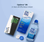 Bausch & Lomb Optima38 Contact Lens - Spherical | Yearly Disposable | Hydrogel Material | (Pack of 1) - Image 4