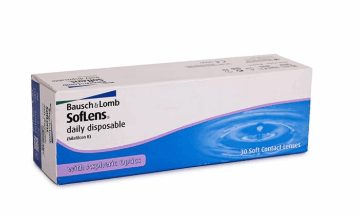 Bausch & Lomb Soflens Daily Disposable Contact Lens - Spherical | Daily Disposable | Hydrogel Material (Pack of 30) - Image 2