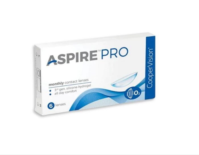 CooperVision ASPIRE PRO Monthly Disposable Spherical Silicone Hydrogel Lenses (3 Lenses/Box) - Image 2