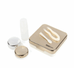 Elivate Contact Lens Case Container Kit with Mirror Golden