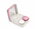 Elivate Contact Lens Case Container Kit with Mirror Pink - Image 4
