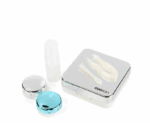 Elivate Contact Lens Case Container Kit with Mirror Silver - Image 5