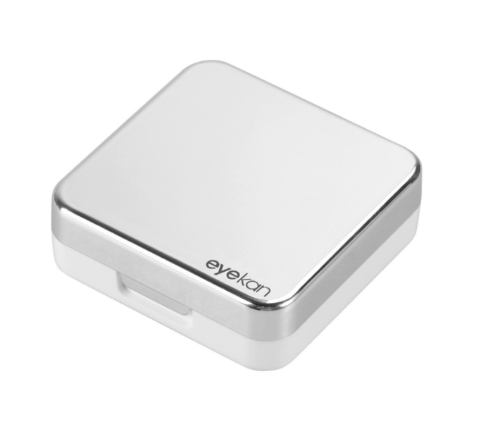 Elivate Contact Lens Case Container Kit with Mirror Silver - Image 2