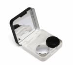 Elivate Contact Lens Case Container Kit with Mirror Black - Image 3