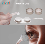 Elivate's Portable Mini Contact Lens Case Travel Kit with Tweezers & Remover Tool – Cute Design Eye Box Holder for Storage, Daily & Outdoor Use Rectangle LC-3051-Black - Image 4