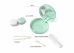Elivate Contact Lens Case Container Kit with Mirror SEA GREEN - Image 2
