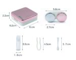 Elivate Contact Lens Case Container Kit with Mirror Light Pink - Image 6