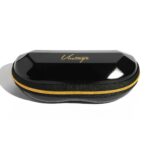 Black Designer Hard Zipper Case - Image 3