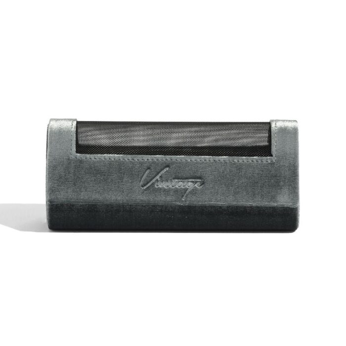 Grey Velvet Netted Case - Image 2